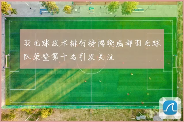 羽毛球技术排行榜揭晓成都羽毛球队荣登第十名引发关注